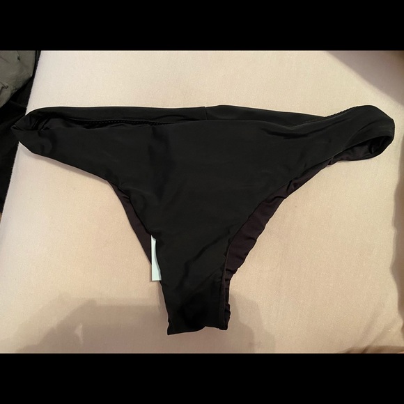 Cupshe Other - Black Low Rise Bikini Bottoms